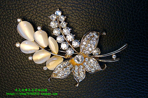 Broche femme en cristal artificiel - Ref 1183554 Image 13