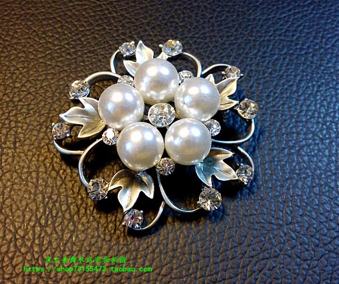 Broche femme en cristal artificiel - Ref 1183554 Image 11