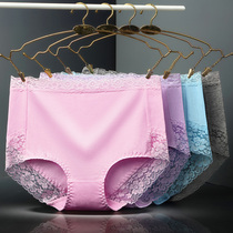 Panties womens cotton mid-rise low-rise belly hip briefs All-cotton pants head pants bottom pants hip breathable lace