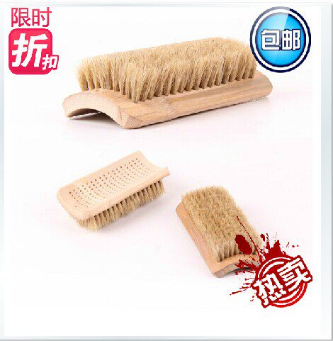 Pig Hair Brush Special Class down jacket brushed brush Brush Shoes Brushed Pork Mane Laundry Brush Soft Hair Cleaning Brush Clear Brush