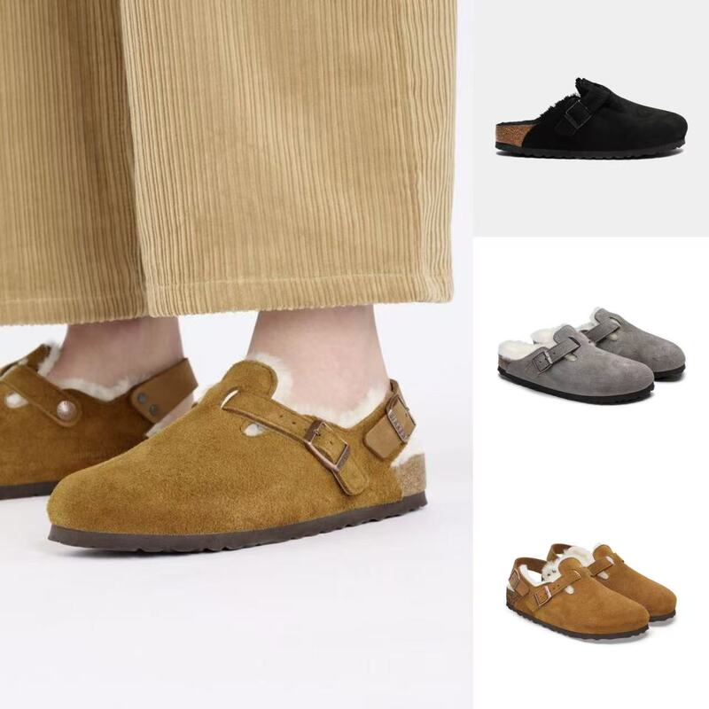 Birkenstock 25 Spring/Summer Adult Casual Style Padded Slip-On Flat Birkenstock Shoes