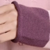 Khuyến mãi mùa thu dệt kim của phụ nữ cotton lụa đơn giản áo len dài tay nữ Mori áo len cao cổ nữ hàn quốc Áo len cổ chữ V