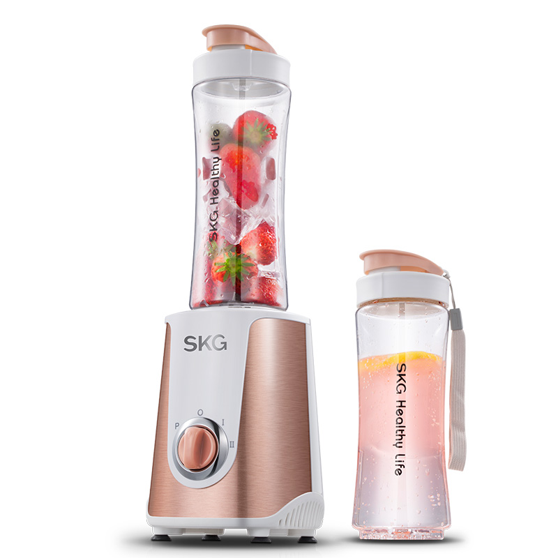 SKG 2107便携式小型榨汁机家用全自动果蔬多功能果汁机迷你榨汁杯_淘东购