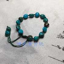 Hubei original mine turquoise accompanying bracelet hand-made original national style bracelet ancient style Hanfu accessories