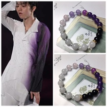 (RAISON) purple storm plums with strings of the same hand chain grapefruit Kausten spawered with ice-acting ornaments