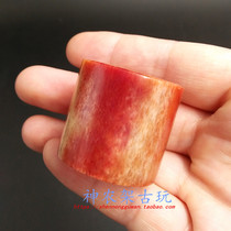 Natural Blood Qin Camel Bone Ring Finger Ring Tail Blood Bone Bring Finger Old Hearbone Palate To Playful Play