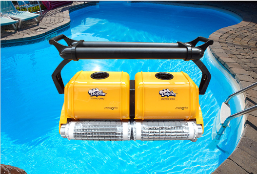 Israel swimming pool double body sewage suction machine Dolphin 2 × 2 swimming pool turtle pool children's pool underwater sewage suction machine