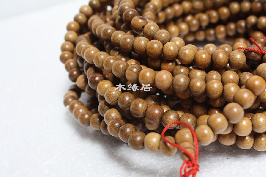 Special Price Vietnamese Camphor Wood Diameter 0.8cm 108 Necklace Beads