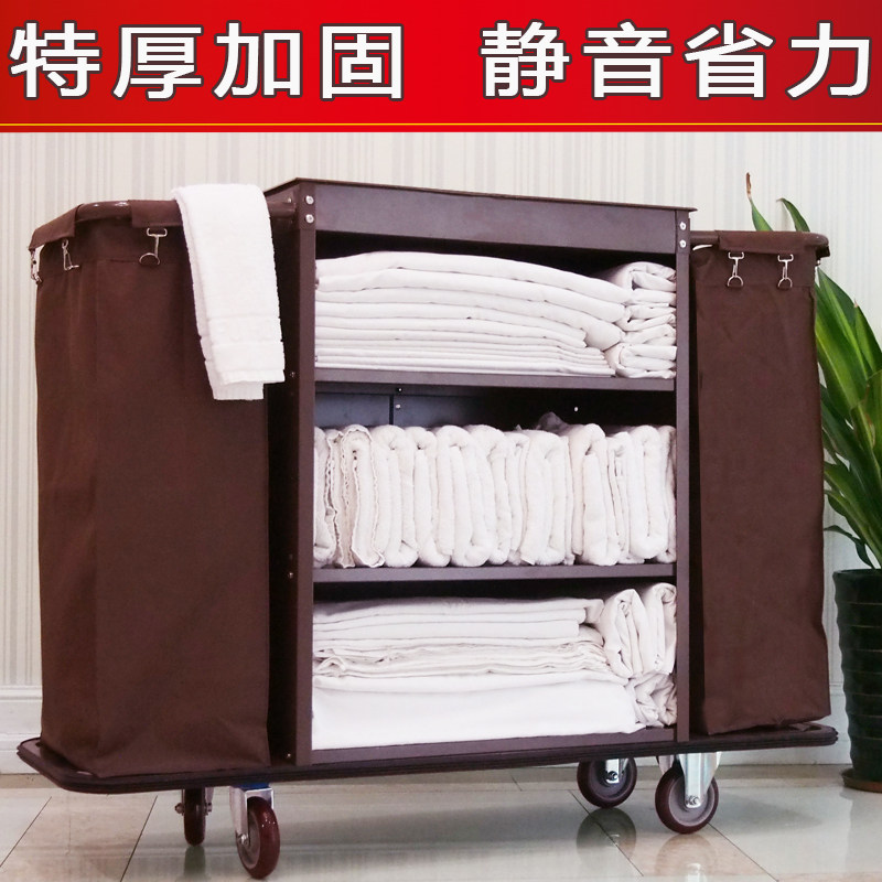 Hotel Chaobao Hotel rooms multi-function hand push linen car cleaning car cleaning car bag health service car