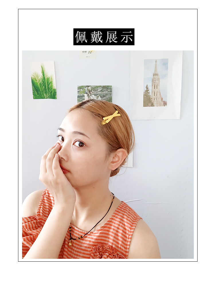 Kẹp tóc nữ Hàn Quốc đơn giản đội mũ trùm đầu clip từ clip màu kẹo nhỏ clip phụ kiện tóc người lớn tóc clip đồ cột tóc