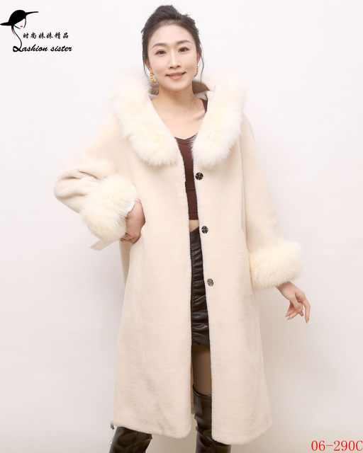 Fashion Sister Boutique 2023 Fashionable Autumn and Winter New Women's Grain Coat 06-290C