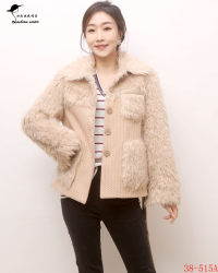 Fashion Sister Boutique 2023 Fashionable Autumn and Winter New Women's Lamb Fur Jacket 38-515A