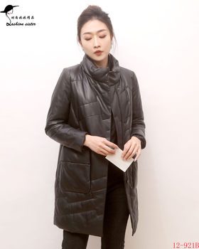 Fashion Sister Boutique 2023 Fashionable Autumn and Winter New Women's Sheepskin Down Coat 12-921B