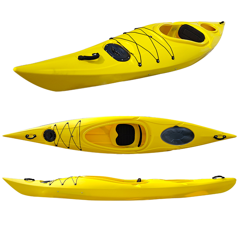 Marine boat single kayak dinghy kayak plastic canoeing canoe summer water sports leather raft boat hard bottom without rudder-Taobao