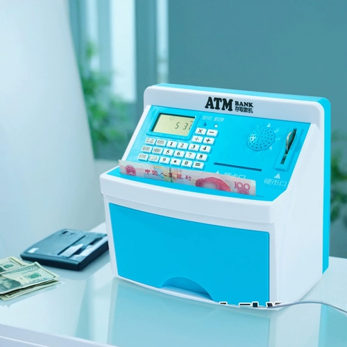 Перезаряжаемая карта, пароль, умный банкомат, копилка, имитация депозита и снятия денег, копилка, детская копилка, большая