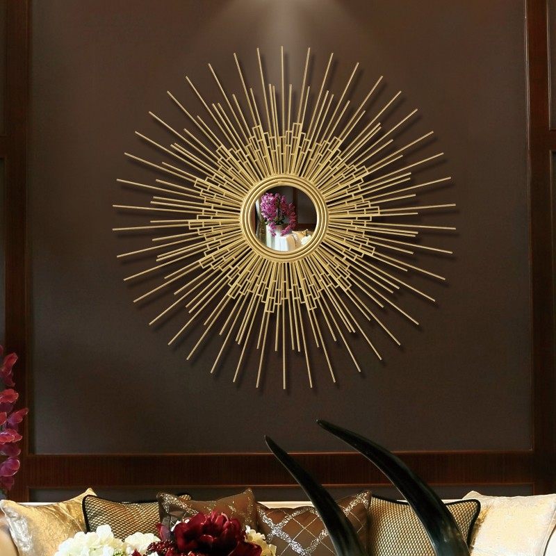 Nordic wall decorations wall hanging living room sofa bedroom wall iron pendant model room dining room porch wall decoration