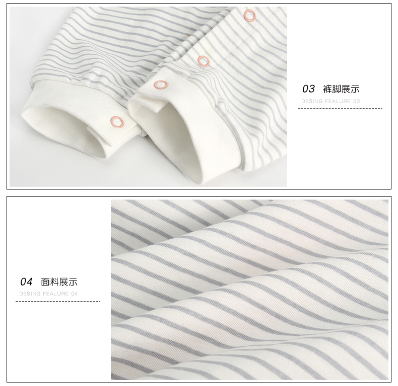 Youbeiyi babyiesies cotton dài tay mùa xuân và mùa thu quần áo trẻ em leo núi quần áo sơ sinh - Áo liền quần bộ đồ liền thân ngắn tay mùa hè cho bé