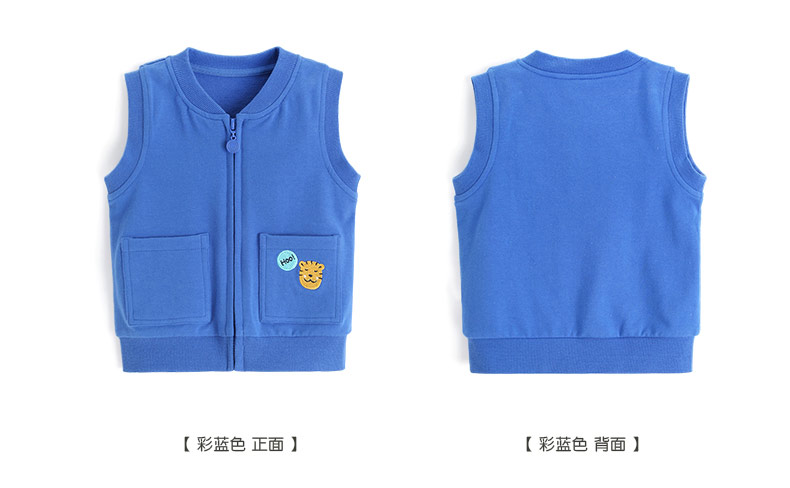 Youbeiyi Children vest vest hoạt hình mùa xuân và mùa thu Các mẫu áo vest nam cho bé gái áo gile cotton mềm mại cho bé