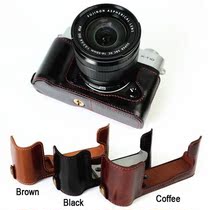 Applicable (Yu) Fuji X-T10 X-T20 X-T30 camera bag leather cover half cover protective sleeve base