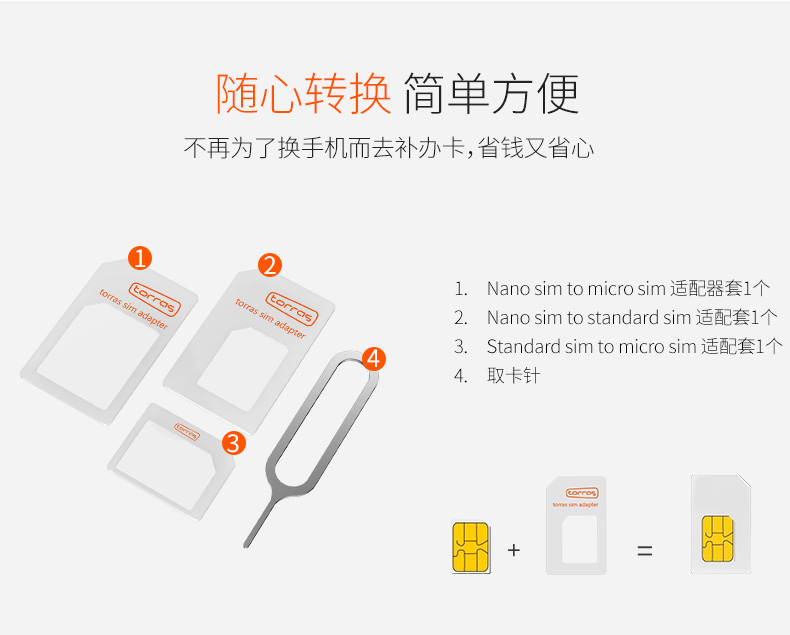 Adaptateur pour cartes SIM - Ref 311130 Image 4