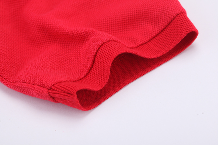 Cotton nguyên chất màu ve áo ngắn tay áo nam và nữ polo overalls lỏng thể thao áo thun giản dị quảng cáo in áo áo polo nam hàng hiệu