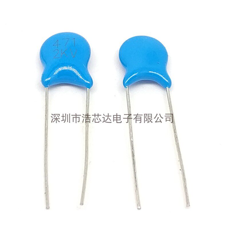 High-voltage ceramic capacitor 2KV 471 1 pack of 1000 = 30 yuan can be shot directly
