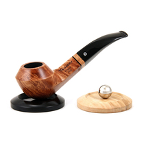 Single new product recommended magnet suspended pipe rack single simple home display rack acrylic olive wood