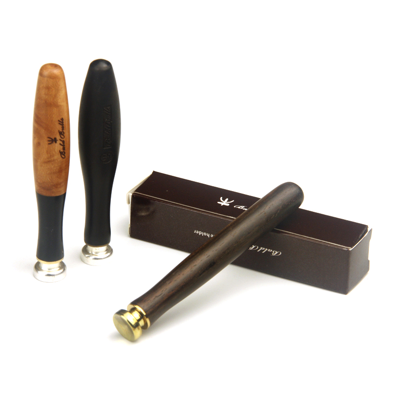 Single new recommended Bald Bulls travel portable practical solid wood pipe pressure stick with pass needle