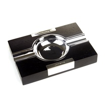 Original mens gift Monsoon JiFENG solid wood cigar ashtray black solid wood JF-3018