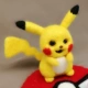 Len nỉ Chọc chọc Gói nguyên liệu Thủ công Tự làm Bắt đầu Zazale Thành phẩm Nỉ len cừu Pikachu - Công cụ & vật liệu may DIY