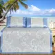 1,8 m giường lụa mat mat băng ba mảnh hè gấp 1,5 m giường đơn ký túc xá 2.0m phụ thảm - Thảm mùa hè nệm nước cho người bệnh