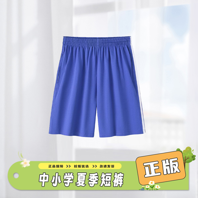 Shenzhen School Uniforms for Middle School Students, Sports Wear for Boys and Girls, Summer Shorts with Drawstring, School Pants, Summer Pants, Quick-Drying, Odor-Resistant, Thin