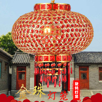 Balcony Gate Red Lantern China Wind Chandelia New Year Wedding Celebration Gijo Relocation Outdoor Spinning Led Walk Horse Light Hanging Accessories