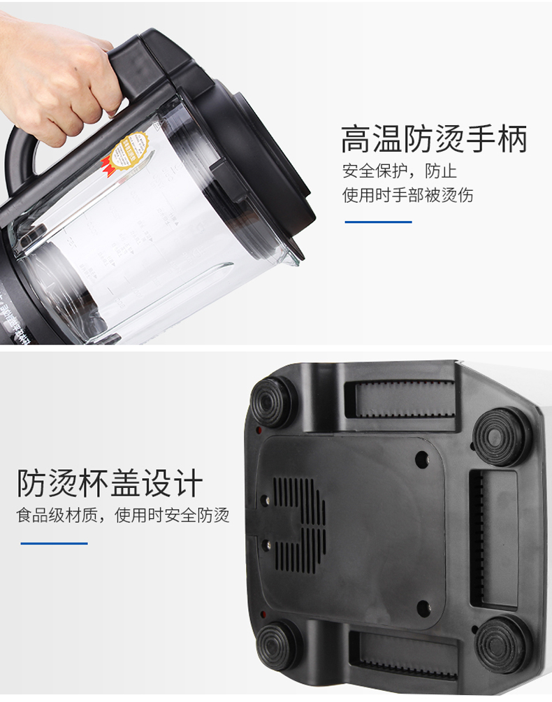 máy làm sữa đậu Đức DONSHI Dongshi máy lọc sữa đậu nành không lọc đa chức năng tự động gia đình đích thực máy sưởi tường bị hỏng - Sữa đậu nành Maker máy làm sữa hạt lock and lock
