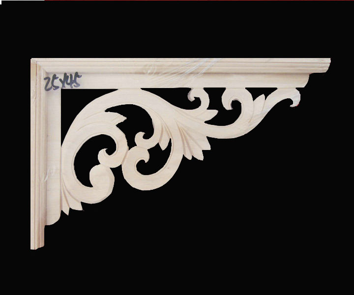 Dongyang wood carving Solid wood Chinese style lattice wood carving partition entrance suspended ceiling background wall Antique beam support Chinese style corner flower