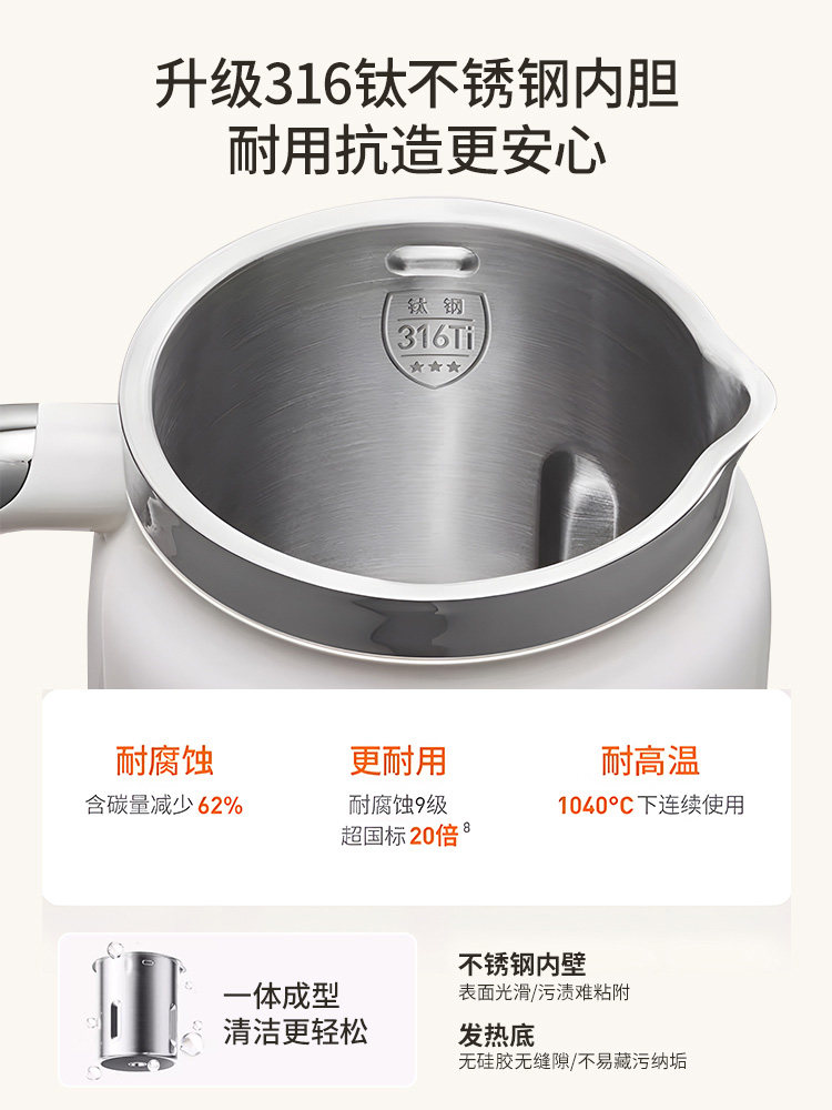 Joyoung Soy Milk Maker for Home Use, Multifunctional, Variable Frequency, Quiet, Traditional Wall-Breaking Machine, New Model, Official Flagship Store Genuine Product D15
