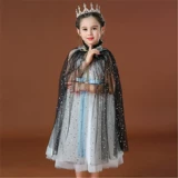 Детская вуаль принцессы, блестки для ногтей, плащ, накидка, «Холодное сердце», защита от солнца