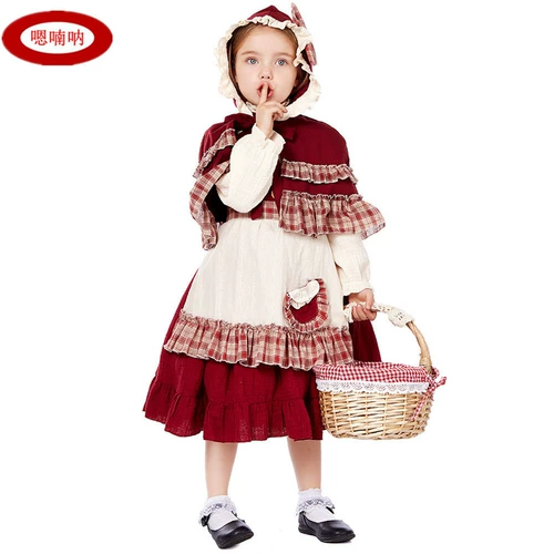 Красная шапочка, детская ферма, костюм, накидка