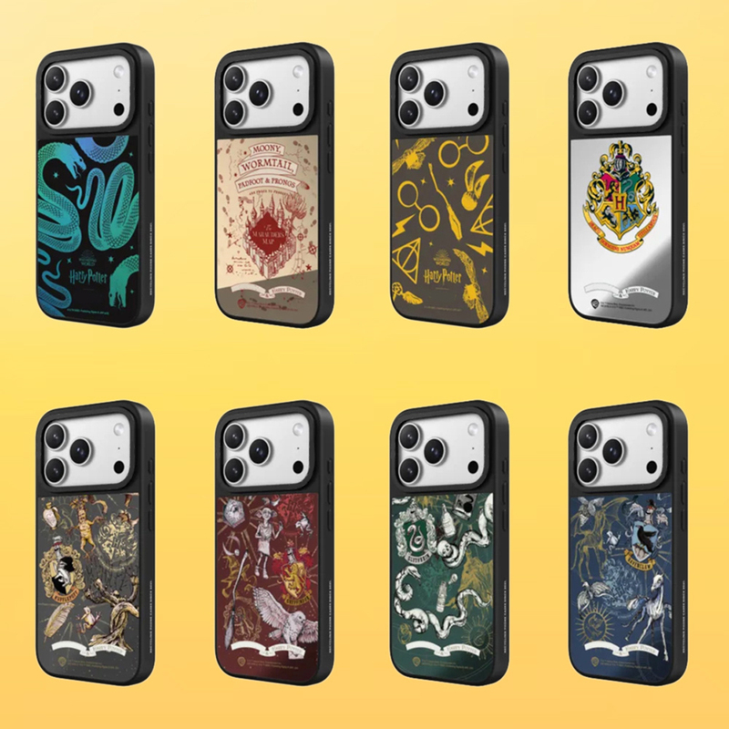 Harry Potter Magic Phone Case with Mirror and Magnetic Magsafe, Suitable for iPhone 17 Pro Max, Apple 16 Pro Max/15/14 Pro/13, Anti-Drop Hard Case