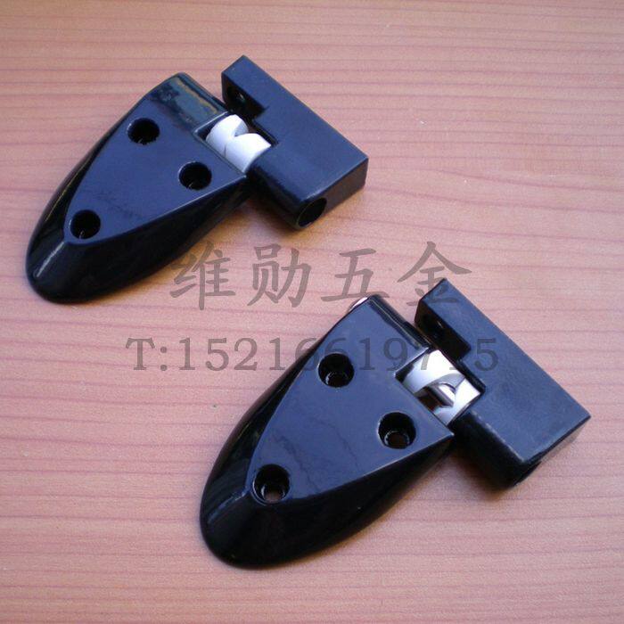 Toilet partition hardware accessories Partition folding door automatic return hinge Nova 3-hole black hinge only