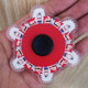 Dynamic fidget spinner custom cartoon Naruto children's toys limited edition advanced finger spinner black technology