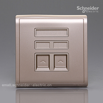 Schneider Pieno Fengshang Intoxicated Gold) Phone with Protected Door Category 5 Super Information Socket Phone Computer