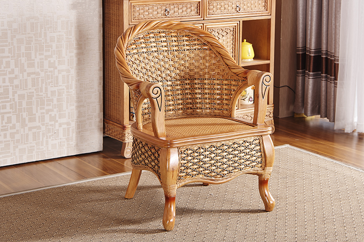Wicker ghế ba mảnh kết hợp ban công căn hộ nhỏ giải trí bàn mây và ghế vườn giải trí wicker ghế Đông Nam Á đồ nội thất mây - Bàn ghế ngoài trời / sân bộ bàn ghế ban công
