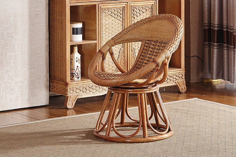 Wicker ghế ba mảnh giải trí xoay ghế mây bàn cà phê kết hợp ban công Indonesia đồ nội thất mây wicker ghế giải trí bàn cà phê ghế - Bàn ghế ngoài trời / sân bàn ghế để ngoài trời