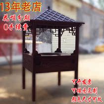 New wooden palanquin Serving palanquin Carrying palanquin Hotel solid wood carving palanquin color size can be customized