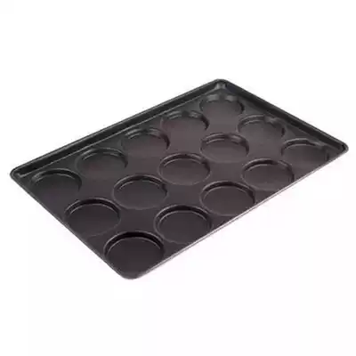 Egg baking tray Non-stick burger bread baking tray mold 15 even non-stick sesame pancake baking tray Burger baking tray