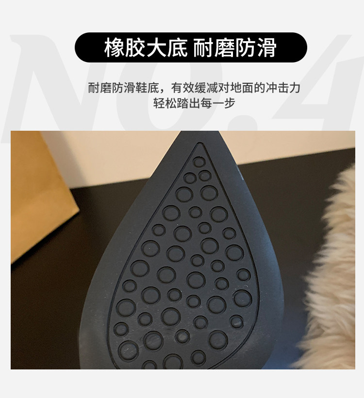 Французский эластичность Lean -Thin Boot самка 2025 осенью и зимой новый наконечник Толстые голые сапоги на высоком кабгалстук-бабочкае Лодыжка короткие трубки ботинки сын Sonlarfu/Suo Lanfu 