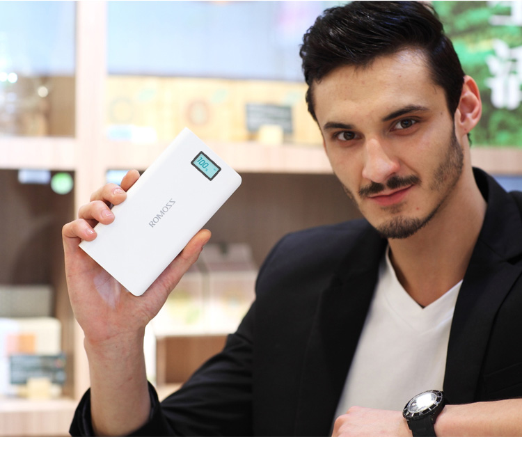 Roman Shi 20000 mAh sạc kho báu điện thoại thông minh chính hãng phổ thông loại 20.000 mah điện thoại di động tiêu chuẩn thực