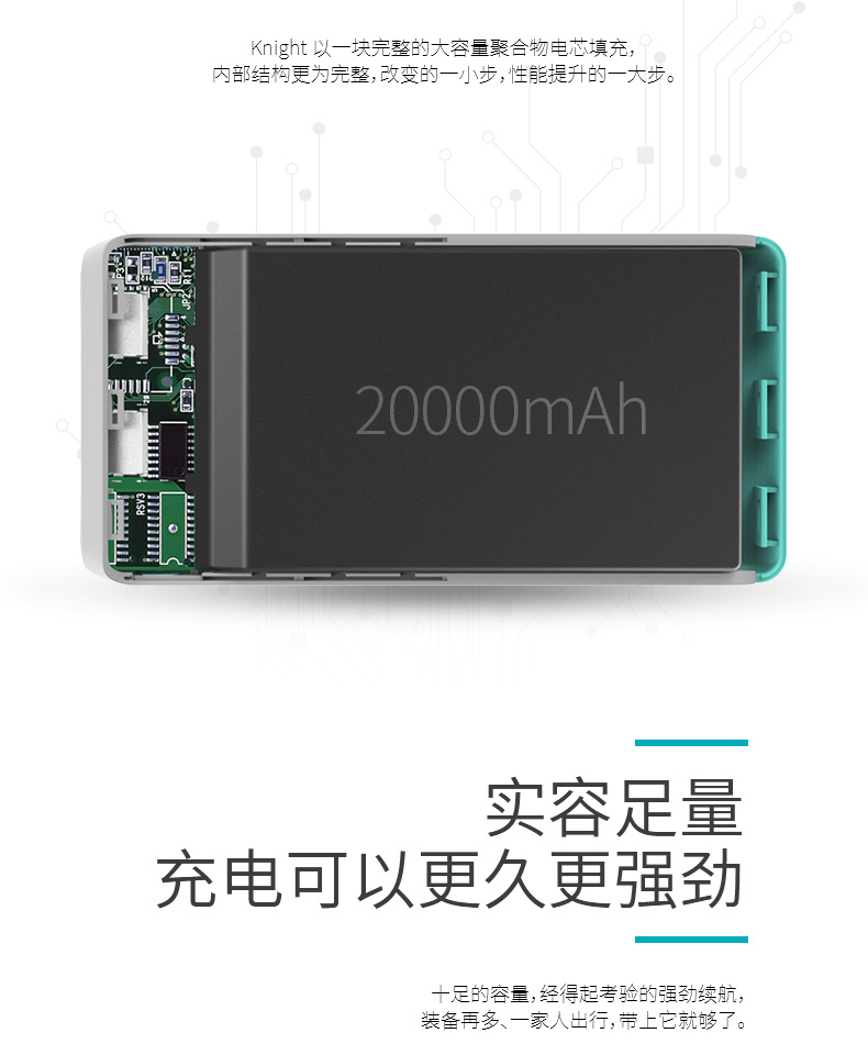 ROMOSS / Roman Shi 20000mAh mAh điện thoại di động mới sạc đa năng Kho báu điện thoại di động
