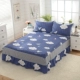 Cotton phim hoạt hình chăn bông nhóm dày giường váy giường đơn mảnh ba mảnh bông bảo vệ trượt giường drap giường có viền